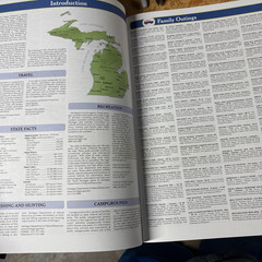 MICHIGAN Delorme Atlas & Gazetteer Map Book Topo Back Roads GPS Recreation