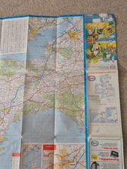 Vintage Esso Wales & South West England Folding Map No 3. 1978