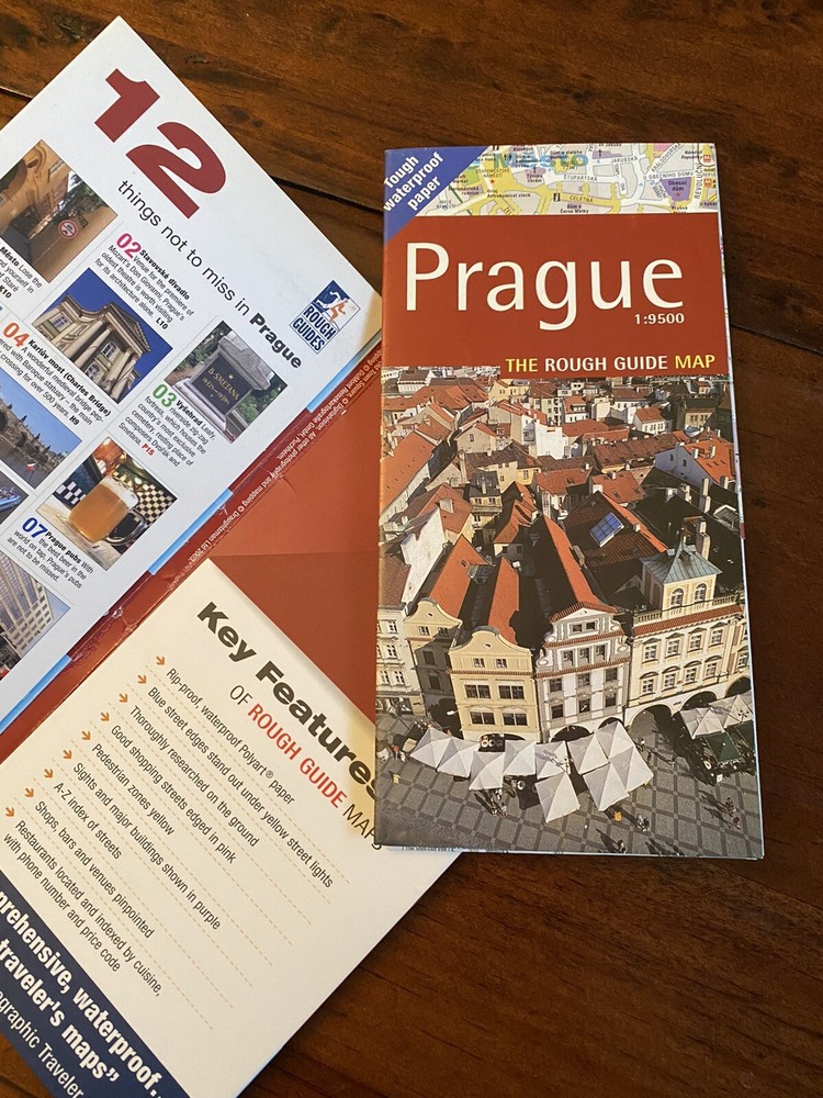 The Rough Guide Prague Map by Rough Guides