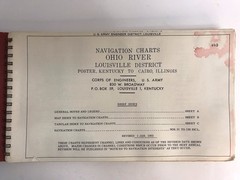 1963 U.S. Army Engineer District Navigation Charts Ohio River Foster KY Cairo IL