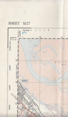Ordnance Survey (OS) 1:25,000 First Series Map Sheet SJ 27 Flint