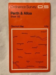 OS Ordnance Survey One Inch Map,Perth & Alloa, sheet 55