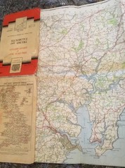 1961 Ordnance Survey Seventh Series One Inch Map 190 Truro And Falmouth