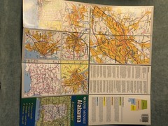 Rand McNally, TRAKKER Easy to Fold: South Carolina, Alabama State Laminated Map