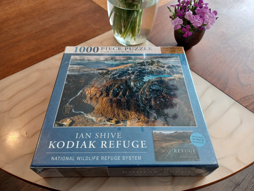1000 piece Puzzle. Ian Shive: Kodiak Refuge. 20×27″ “Brand New” SEALED + Booklet