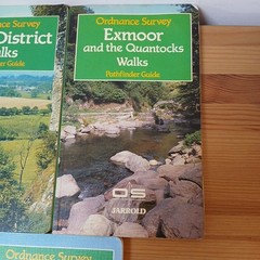 5 X Vintage Jarrold Ordnance Survey Pathfinder Guide Book Bundle Walking Hiking