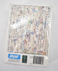 Lot of 10 New York City Popout Maps Paperback Pocket Sized By Popout Products