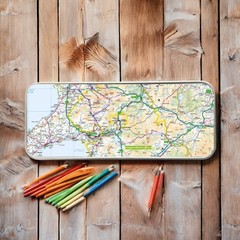 OS Map Metal Pencil Tin – Snowdonia National Park (General merchandise)