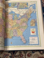 Vintage Hammond Atlas of the World 1951 Tons Of Maps HC USA Table Book Colored
