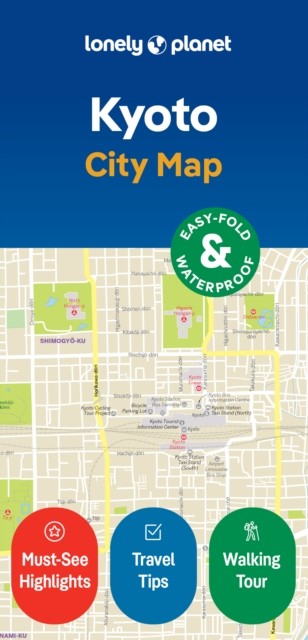 Lonely Planet Kyoto City Map by Lonely Planet (Sheet map, folded)