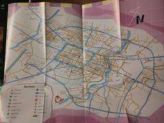 Chiang Mai Thailand City Map Directory (Folded) Sukantara Resort 2006 VG