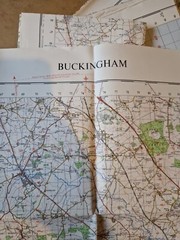 Ordnance Survey Map Of Great Britian – BUCKINGHAM – 1968 – 1/63360