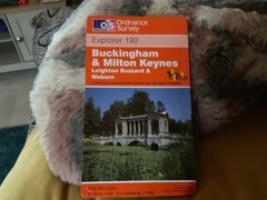 Pre-owned OS Explorer Map Sheet 192 Buckingham Milton Keynes Woburn – c1998