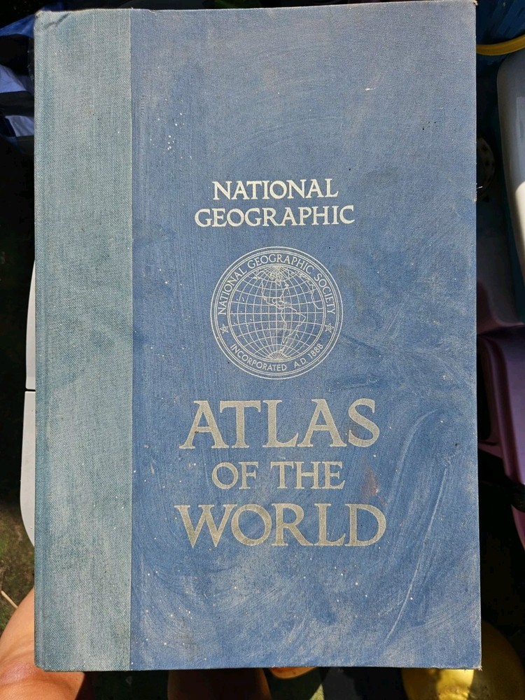 National Geographic Atlas Of The World Revised Fifth Edition 1987 Large