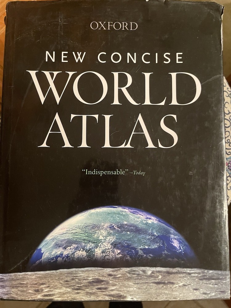 New Concise World Atlas Oxford (2010, Hardcover) home School