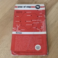 Ordnance Survey 1967 Dartmoor One Inch Tourist Map OS