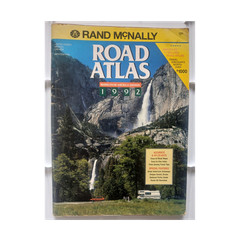 Rand McNally Road Atlas Rediscover America Edition 1992 US Canada Mexico