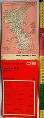 London S. E. Ordnance Survey Map 1970 171 Paper One Inch Sevenoaks Vintage south