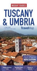 Insight Travel Maps: Tuscany & Umbria by APA Publications Limited Sheet map The
