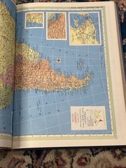 Vintage Hammond Atlas of the World 1951 Tons Of Maps HC USA Table Book Colored