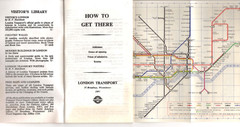 Visitors London 1962 London Transport Pocket Guide Book Paperback