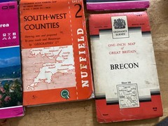 ordnance survey maps bundle South West Counties Abergavenny Black Mountains