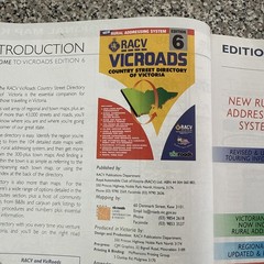 RACV VicRoads Country Street Directory 6th Edition 2004 + RACV Leather Binder