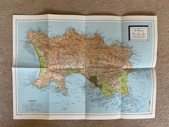 Jersey Channel Islands Ephemera (Maps, Guides, Full Set) Original Vintage 1960s