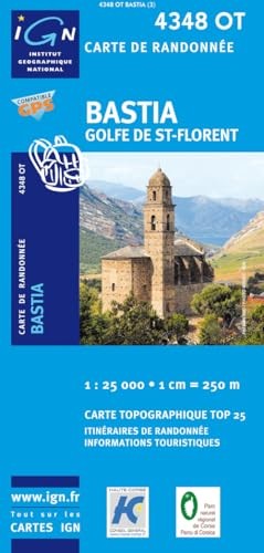 Bastia / Golfe de St-Florent (4348O… by IGN Institut Géograp Sheet map, folded