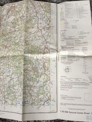 1986 Ordnance Survey Landranger Second Series Map 186 Aldershot And Guildford