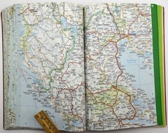European Road Maps Lavanchy Transports Voyages City Road Atlas Hallwag AG 1982