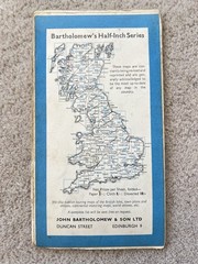 Bartholomew’s Map Teesdale Middlesbrough 50s 1959 Paper Half Inch Free Post UK