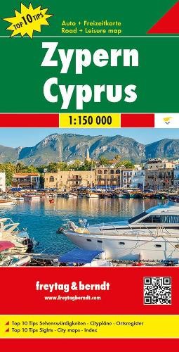 Freytag-Berndt Cyprus, Automap 1:150.000, Top 10 Tips (Map)