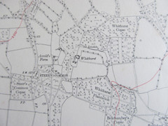 VINTAGE OS MAP OF WEPHURST AREA SUSSEX 1914 EDITION – SIX INCHES TO ONE MILE