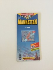 BERNDTSON CITY STREET Laminated Map ~ Manhattan (English)