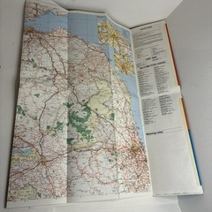 Rare Vintage 1981 Good Food Road Map Folding Northern England Southern Scotland