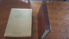 GRANDE ATLANTE GEOGRAFICO DE AGOSTINI COPERTINA MARRONE DELLA ENCICLOPEDIA GEDEA