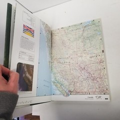 Collins Canadian Discovery World Atlas, Color Illustrated Maps, Hardcover