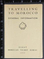 Travelling to Morocco – Moroccan Tourist Bureau 1953 EPH991