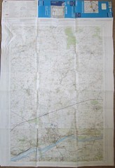 FRANCE walkers/cycling MAP 1322 E- Ancenis, Pays de la Loire – 1cm=250m