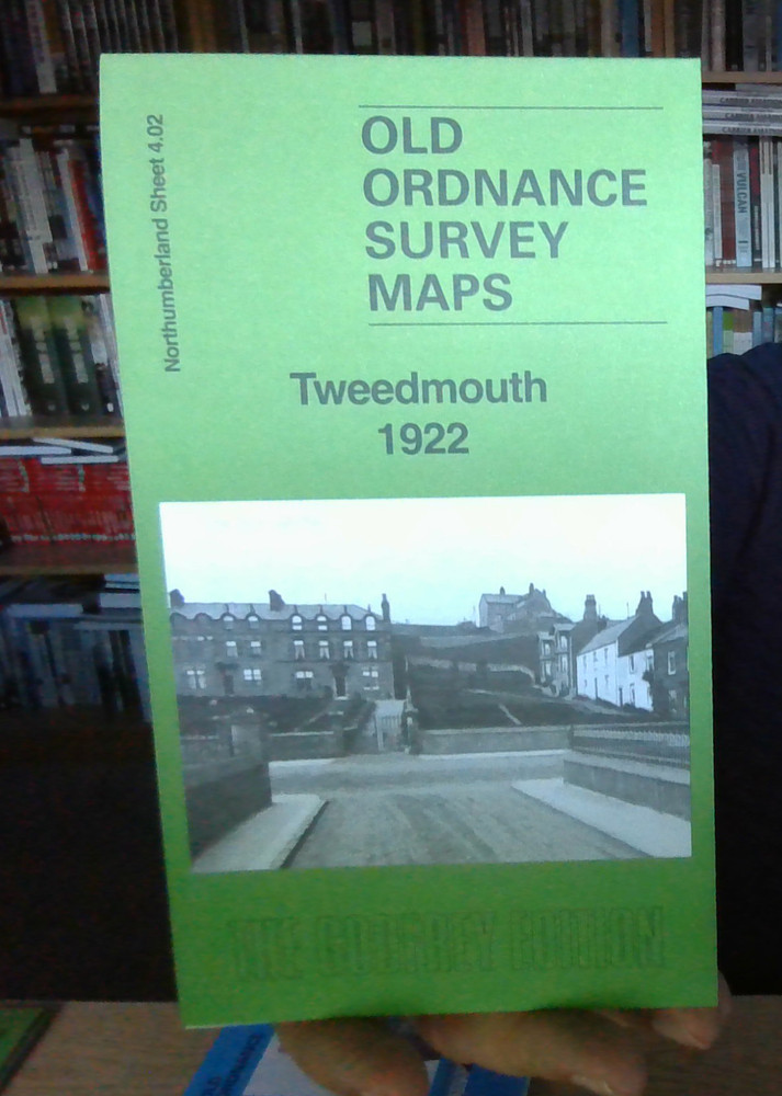 MAP OF TWEEDMOUTH 1922 NORTHUMBERLAND SHEET 4.02 by Anthea Lang NEW