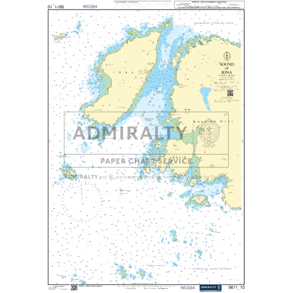 Admiralty Small Craft Chart 5611_10: Sound of Iona
