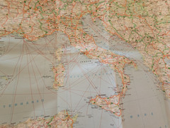 Europe, Europa, large map travel, tourist attractions