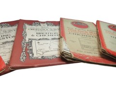 Job Lot x 9 of Vintage Ordinance Survey 1 Inch Maps Of England And Wales 1950/60