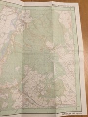 1982 Ordnance Survey Pathfinder Map 163 NJ 25/35 Fochabers and Glen of Rothes