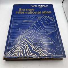 Rand McNally The New International Atlas Multi Lingual Edition 1980 Hardbound