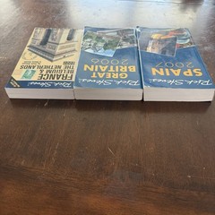 Rick Steves Europe 3 Book Lot Travel Skills Spain, Britain, France, Belgium