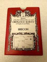 Ordnance Survey One Inch First Edition Reprint Map BRECON 58