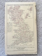 Ordnance Survey Vintage Cloth Map 1952 50s London NW Watford Luton Free Post UK
