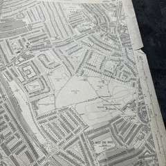 Ordinance Survey 25 Inch To The Mile Large Scale Map 1938. Cricklewood. London
